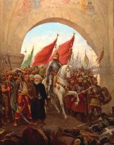 Ottoman army conquers Constantinople - May, 1453