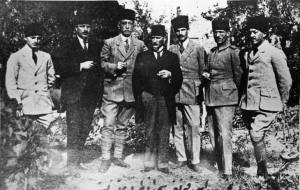 Mustafa Kemal and friends in Sivas, September 1919